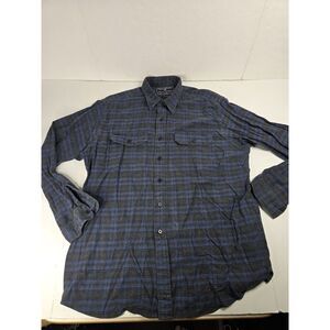Vtg Polo Sport Ralph‎ Button Shirt Mens XL Long Sleeve TriColor Plaid Pockets